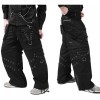 Men Gothic Trouser Bondage Cyber Trouser | High Waist Pants